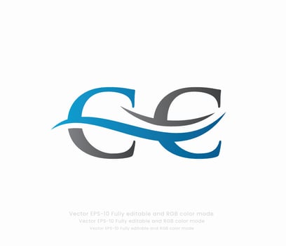Letter C C Linked Logo vector