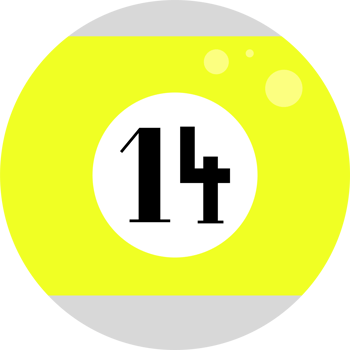 pool ball design illustration isolated on transparent background png