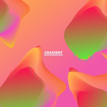 Vector colorful abstract gradient background for banner, poster, and flyer Free Vector