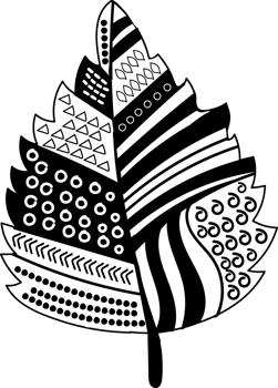 Leaf crop-out icon png