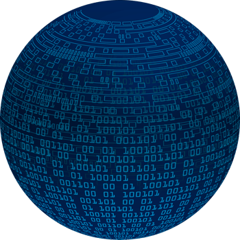 Modern Technology World Map Globe Crop-out png