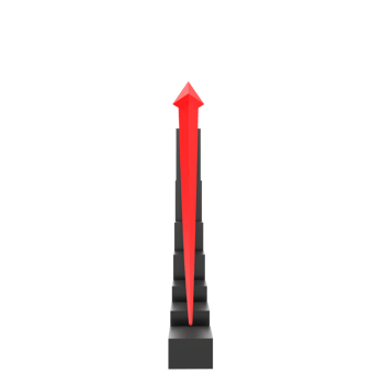 business chart with arrow png