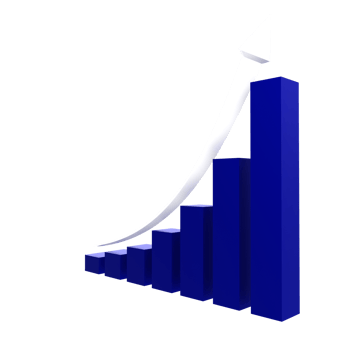 business chart with arrow png