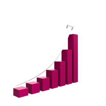 business chart with arrow png