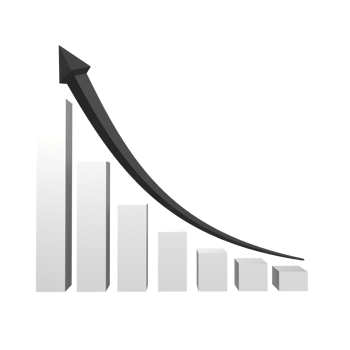 business chart with arrow png