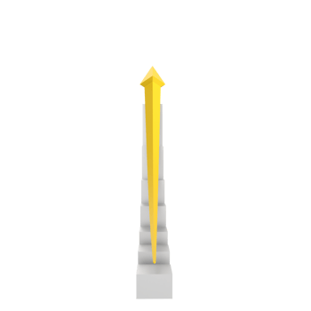 business chart with arrow png