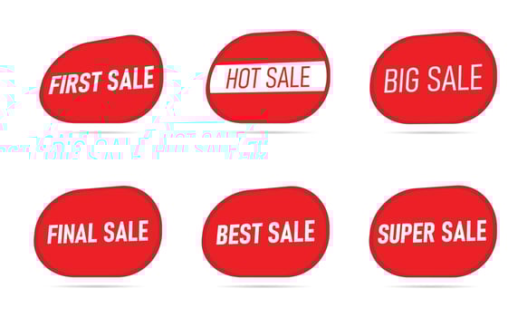 Sale banner template design, Big sale special offer. end of season special offer banner poster design. vector