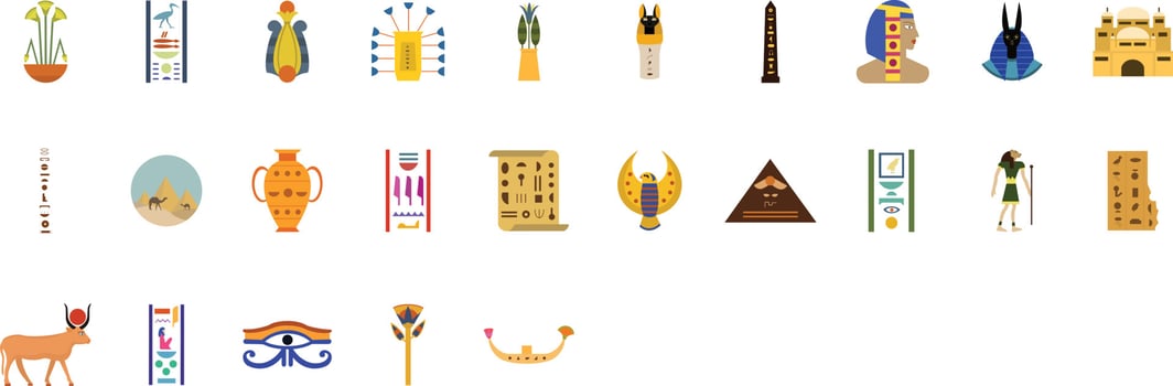 Egypt Icon Pack vector