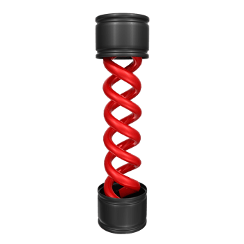 Virus spiral isolated on transparent background png