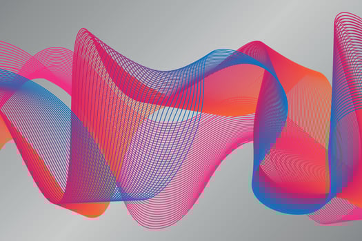 colorful gradient wave Abstract background. Modern poster with gradient 3d flow shape. Innovation background design for landing page. Vector