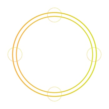 Golden Border Line Vector