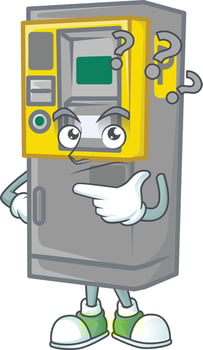 Parking ticket machine icon design vector