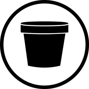 Plant Pot Vector Icon