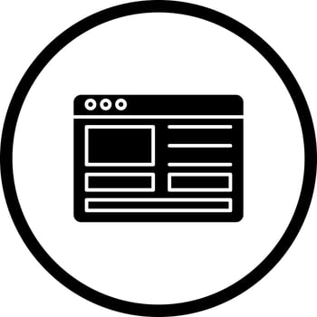 Web Design Vector Icon