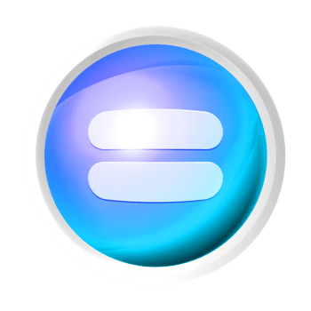 Equal colorful game button png
