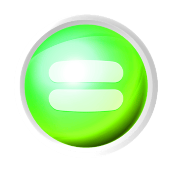 Equal colorful game button png