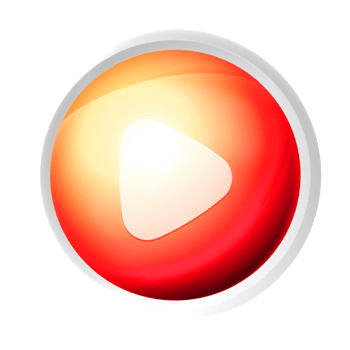 Play game or start symbol colorful game button png