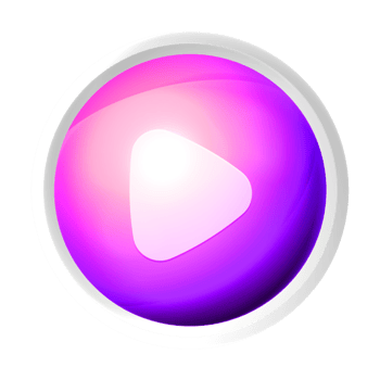 Play game or start symbol colorful game button png