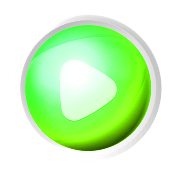 Play game or start symbol colorful game button png