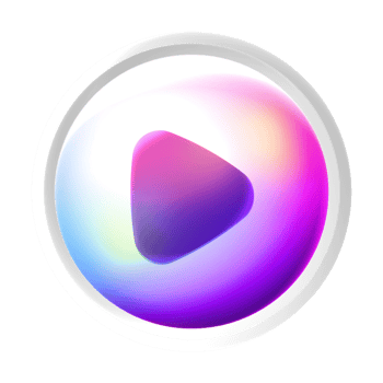 Play game or start symbol colorful game button png