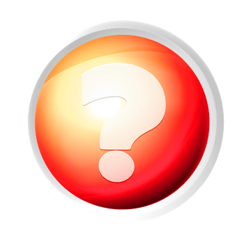Question mark symbol colorful game button png
