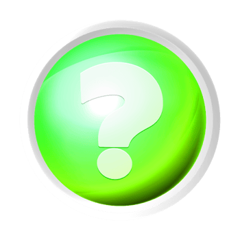 Question mark symbol colorful game button png