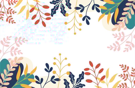 simple seamless pattern with floral and flower theme vector
