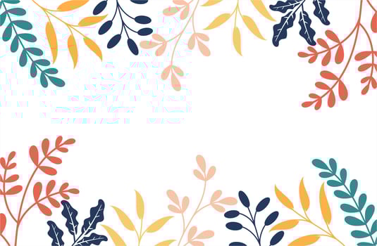simple seamless pattern with floral and flower theme vector
