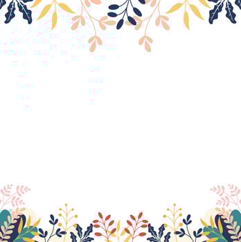 simple seamless pattern with floral and flower theme vector
