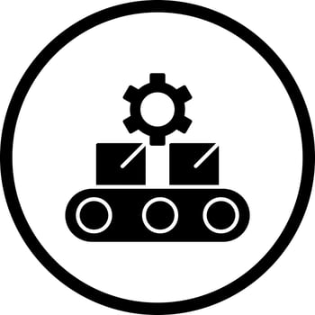 Conveyor Belt Vector Icon
