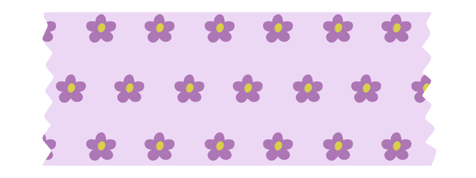 Cute washi tape png
