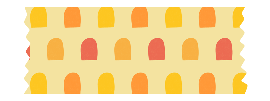Cute washi tape png