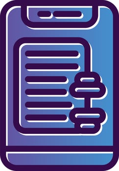 Workout Routing Vector Icon Design