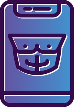 Chest Muscle Vector Icon Design