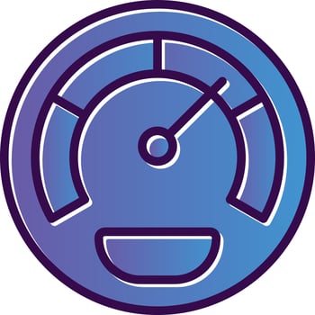 Speedometer Vector Icon Design