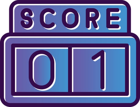 Scoreboard Vector Icon Design
