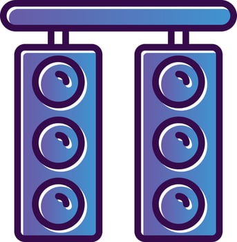 Race Lights Vector Icon Design