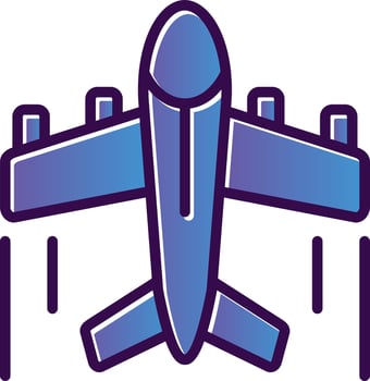 Plane Vector Icon Design
