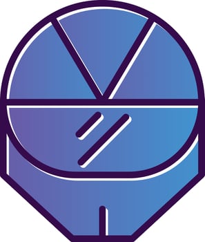 Racing Helmet Vector Icon Design