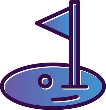 Golf Vector Icon Design