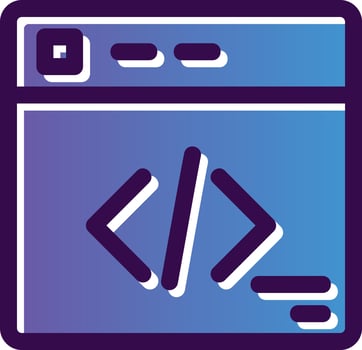 Web Programming Vector Icon Design