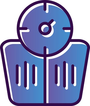 Weight Check Vector Icon Design
