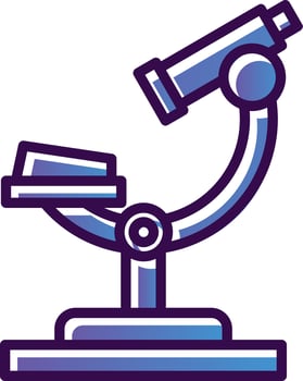 Microscope Vector Icon Design