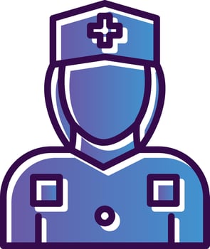 Nurse Vector Icon Design