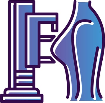 Mammography Vector Icon Design