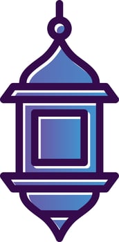Arabic Lamp Vector Icon Design