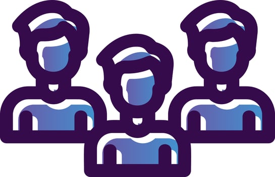 Teamwork Vector Icon Design