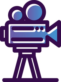 Video Recording Vector Icon Design