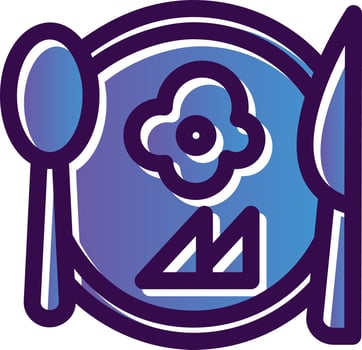 Breakfast Vector Icon Design