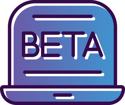 Beta Vector Icon Design